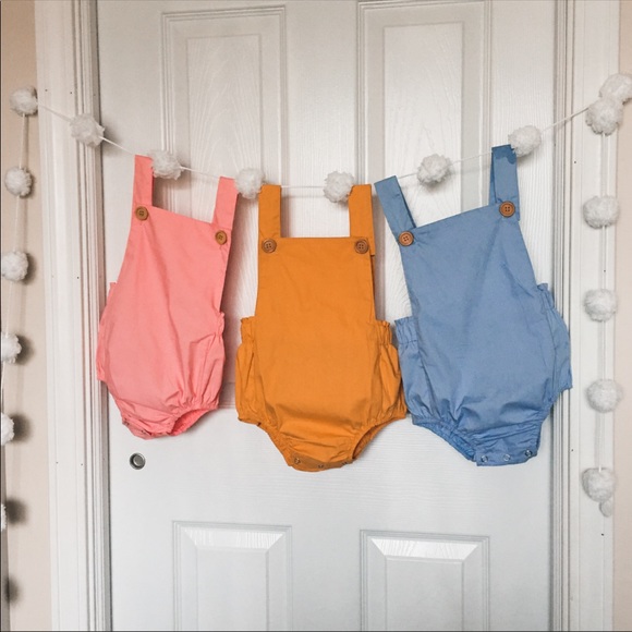 Other - NWOT Baby bubble button rompers